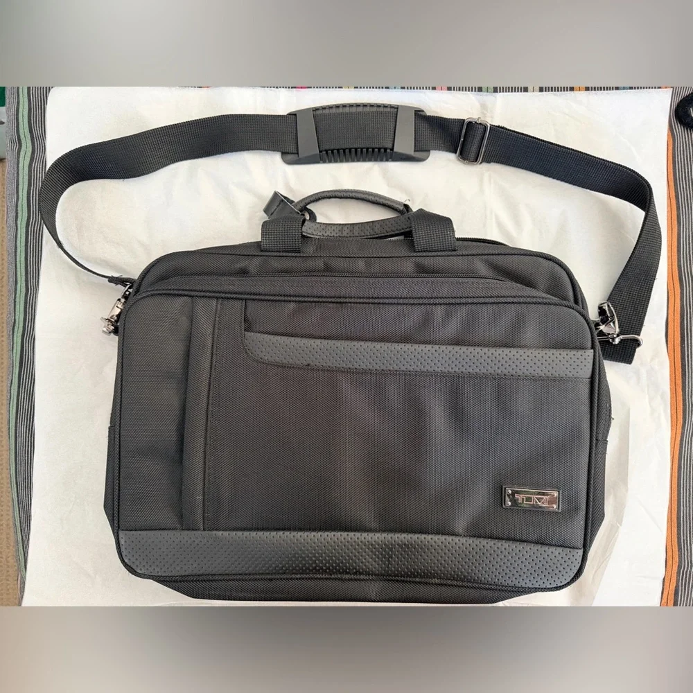 Tumi Expandable Black Laptop & Travel Bag
